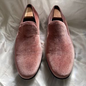 STEVE MADDEN BLUSH VELVET LAIGHT SPLIN ON LOAFERS - MENS SIZE 10